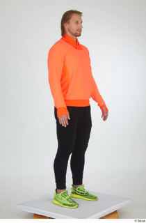  Erling black tracksuit dressed orange long sleeve t shirt sports standing whole body yellow sneakers 0024.jpg